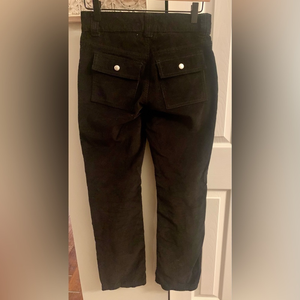 BDG Black Corduroy Pants with Button Accents - SZ 0 - Picture 8 of 13